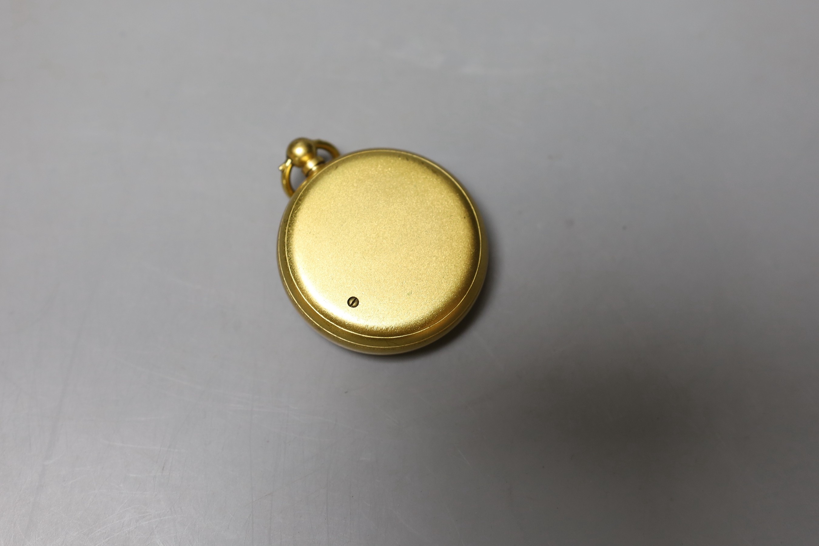 A cased Dolland pocket barometer